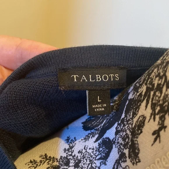 Talbots knit shell - Picture 2 of 3